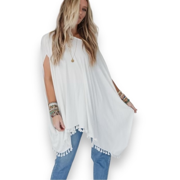 New The Wren Tassel Tunic - Ivory - Picture 2 of 3